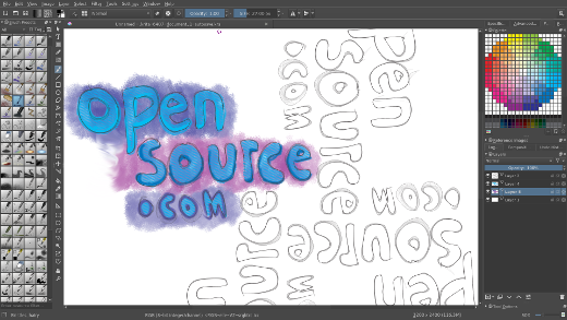 Krita 截图 Krita 截图